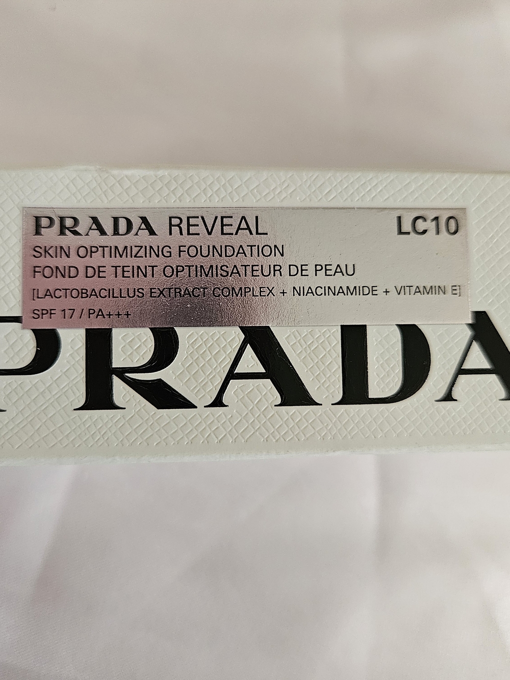 Prada Reveal Skin Optimizing Foundation — In Shade LC10